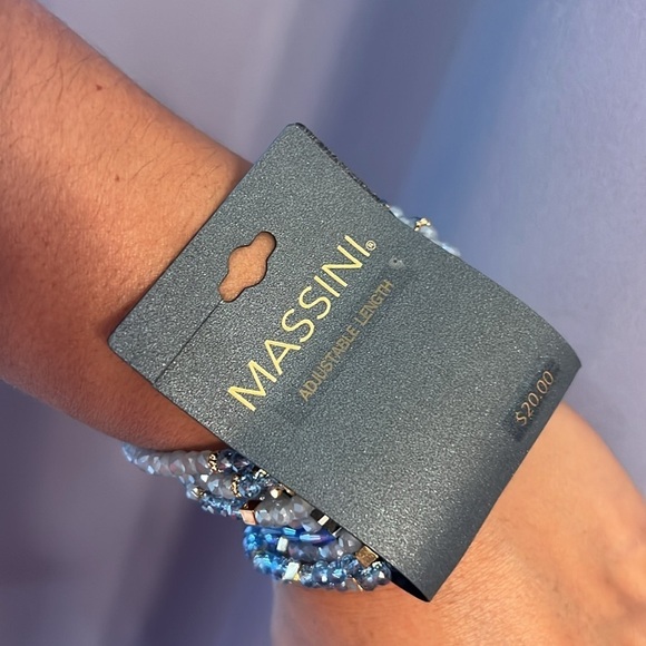 Blue and Gold Color Bracelet - Picture 2 of 3